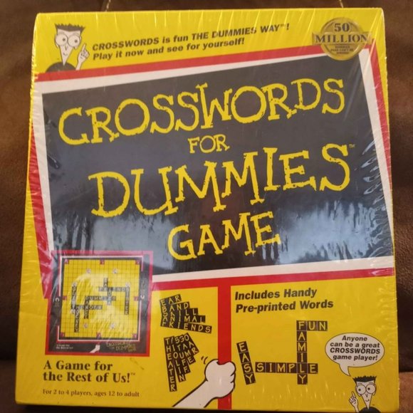 Toys New Crosswords For Dummies Game Poshmark